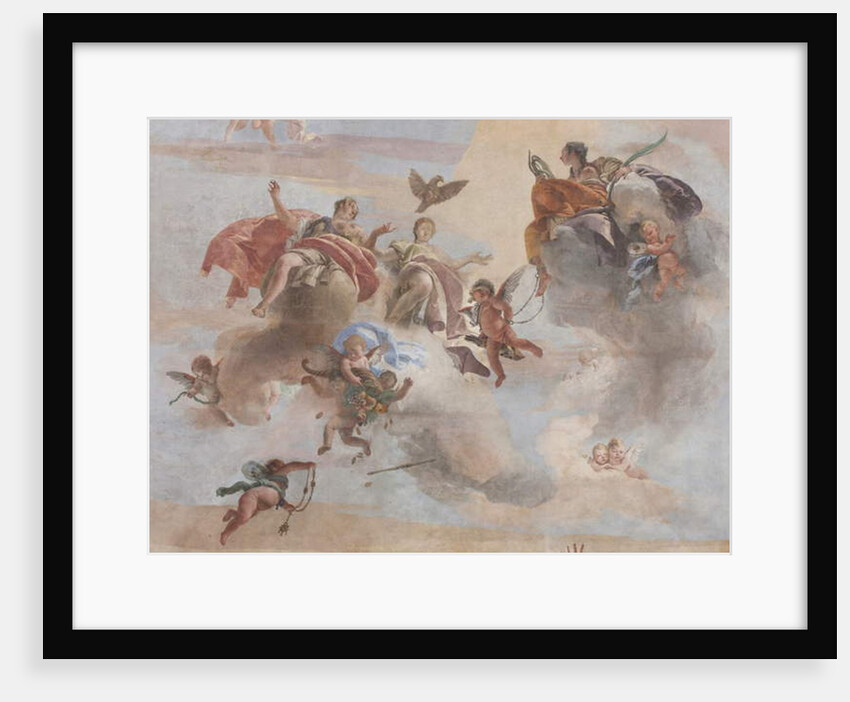The Fall of the Demons, Stories of Scipio, detail, 1731 by Giovanni Battista Tiepolo