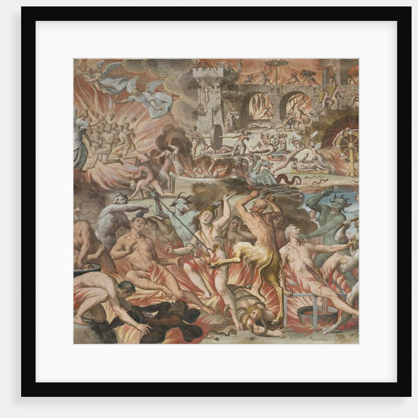 Hell, 1614 by Giovanni Mauro della (c.1575-1640) Rovere
