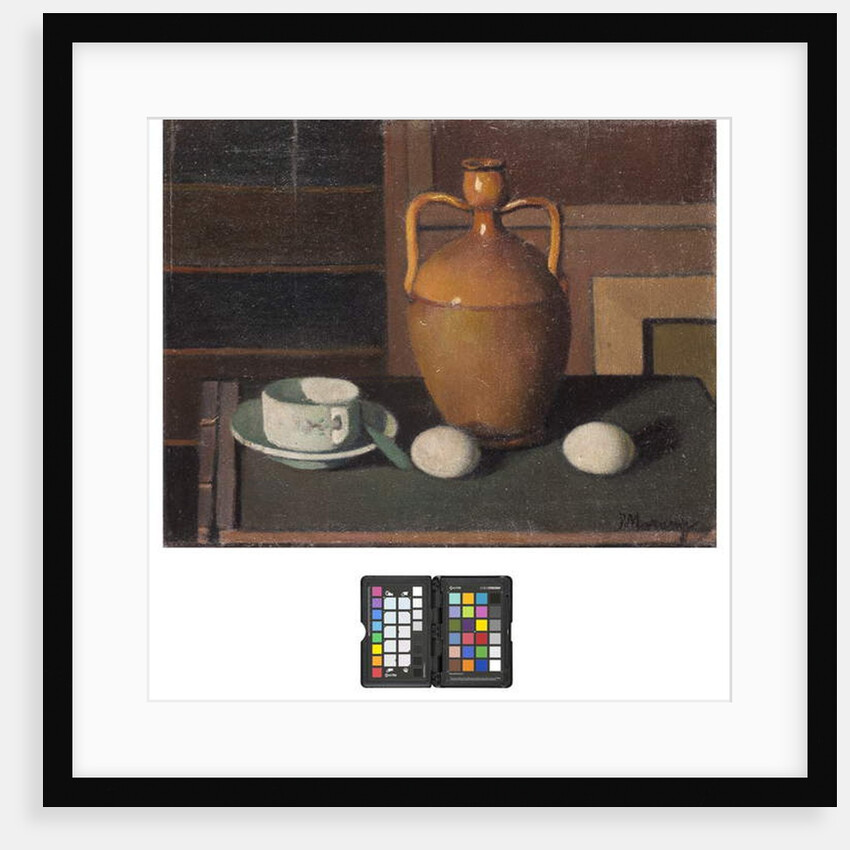 Still life with eggs, 1924 by Pietro Marussig