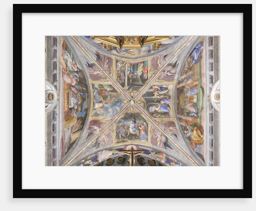Vault of the Chancel with Scenes from the Virgin Mary's life by Michelangelo Carminati