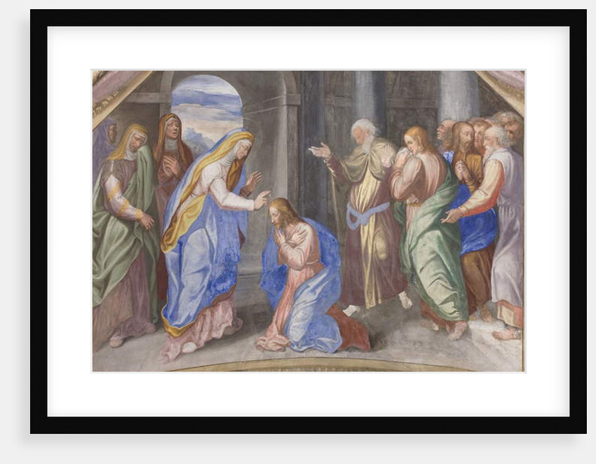 Scenes from the Virgin Mary's life, detail of 3498750 by Michelangelo Carminati