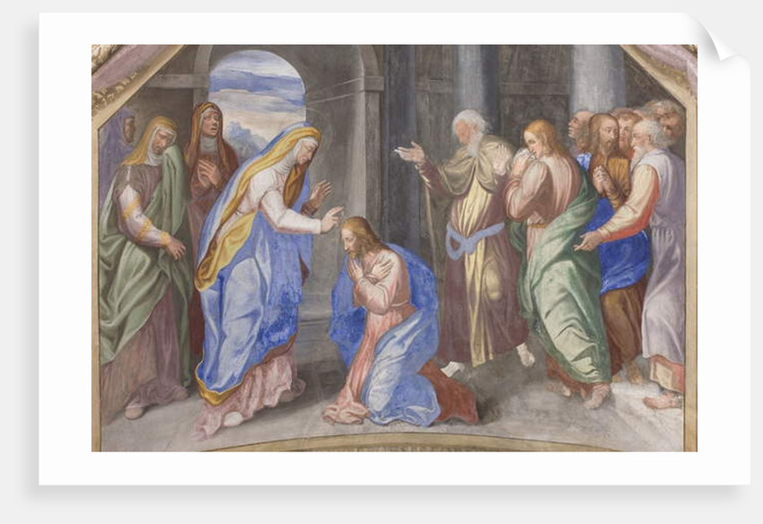 Scenes from the Virgin Mary's life, detail of 3498750 by Michelangelo Carminati