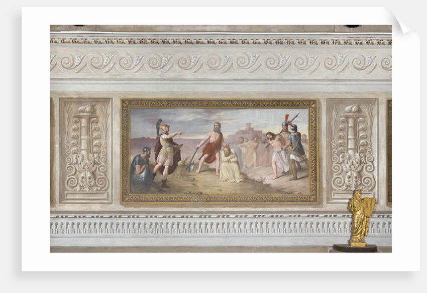 The Martyrdom of Saint Mathew, from Stories of Christ, 1841 by Giovanni Chiarini