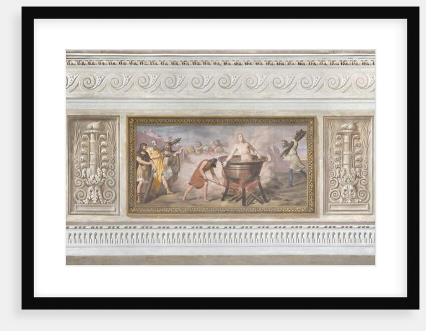 The martyrdom of Saint John the Evangelist in Rome, 1841 by Giovanni Chiarini