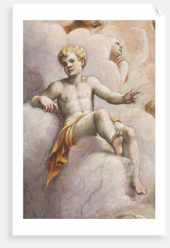 Adam among Angels, 1556 by Lattanzio Gambara