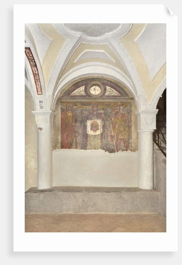 Veronica between Saint Christopher and the Holy Knight, 1520 by Lombard School