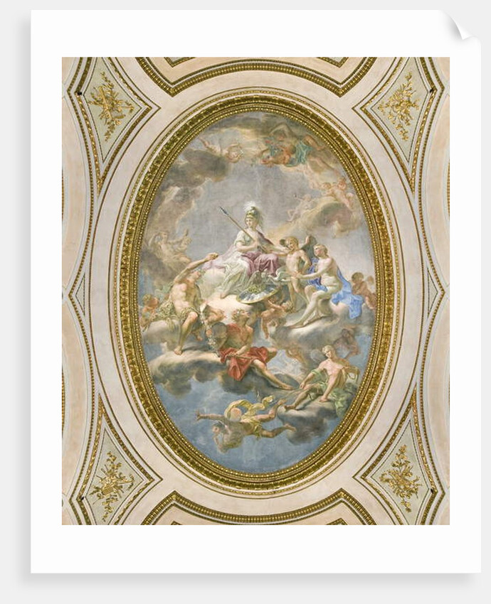 La Sapienza, ceiling of the Salone d Onore or Sala Napoleonica, 1777 by Martin Knoller