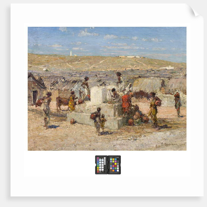 Well in the indigenous village of Amornin, Mogadishu, 1926 by Lidio Ajmone