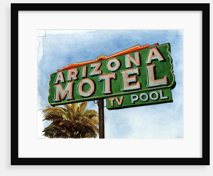 Arizona Motel on 6th Avenue, 2004 by Lucy Masterman