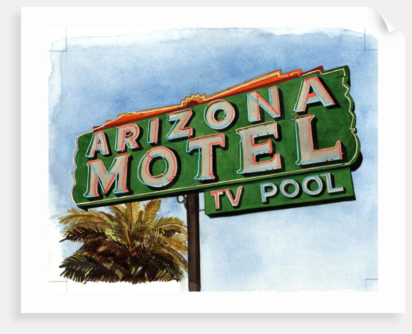 Arizona Motel on 6th Avenue, 2004 by Lucy Masterman