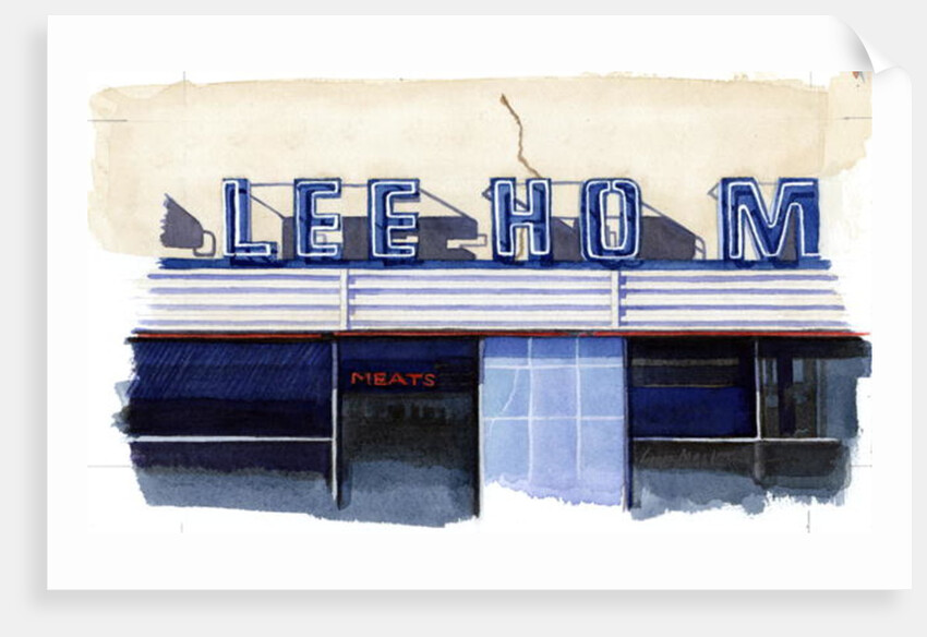 Jerry's Lee Ho Market, 2002 by Lucy Masterman