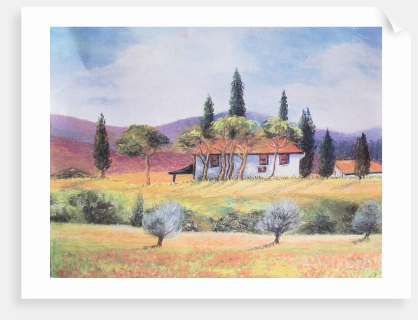 Road to Siena, 1999 by Margo Starkey