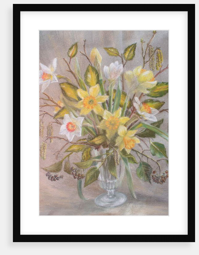 Bunch of daffodils, 2000 by Margo Starkey