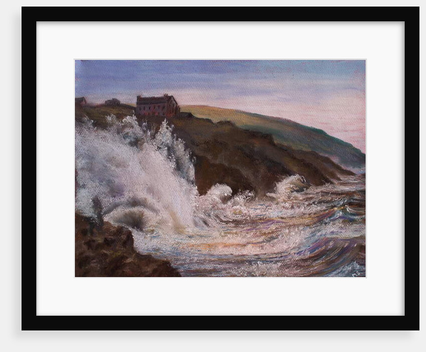 Raging Storm over Cornwall, 2018 by Margo Starkey