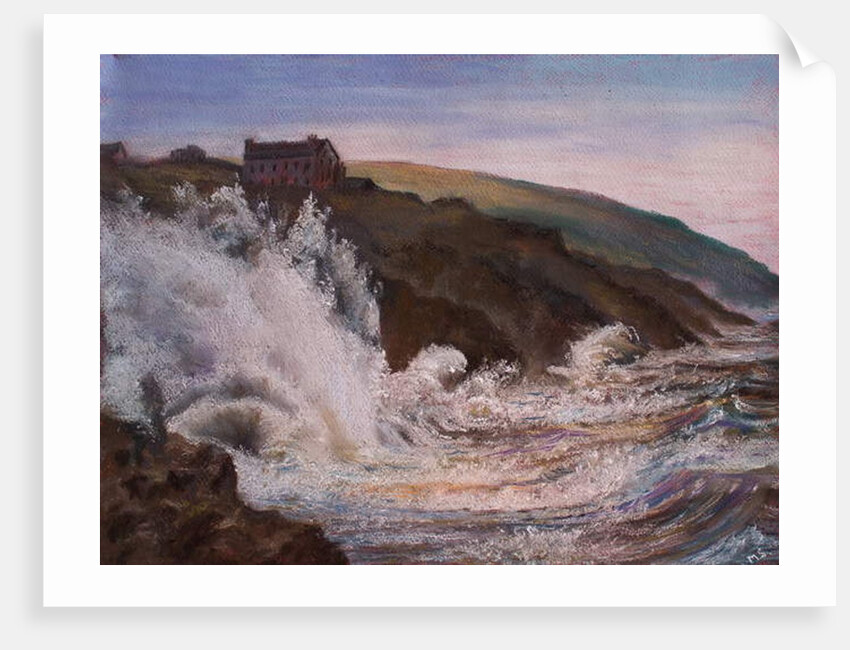 Raging Storm over Cornwall, 2018 by Margo Starkey