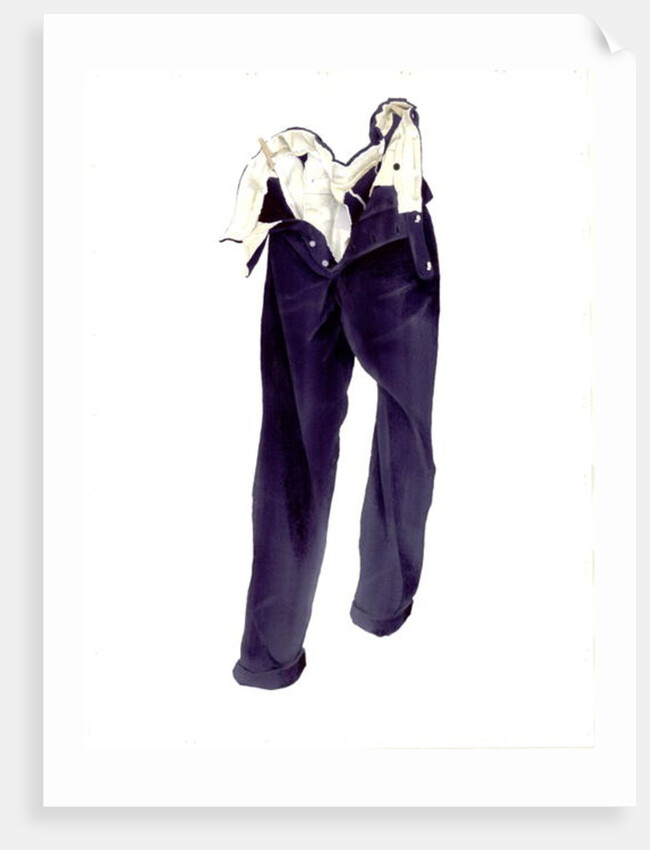 Blue Corduroy Trousers 2004 by Miles Thistlethwaite