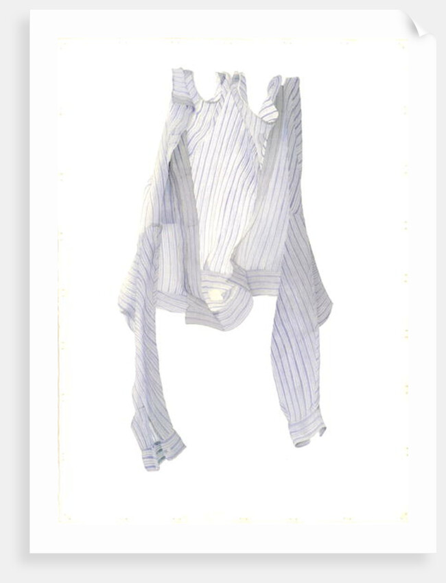 Stripy Blue Shirt in a Breeze, 2004 by Miles Thistlethwaite