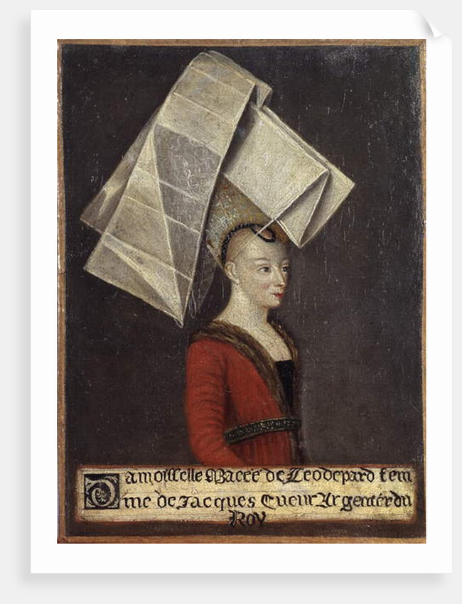 Portrait of Macée de Léodepart, wife of the French trader Jacques Coeur by French School