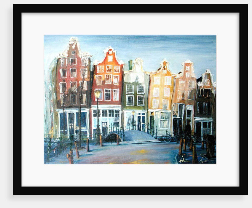 Houses of Amsterdam, 1999 by Antonia Myatt