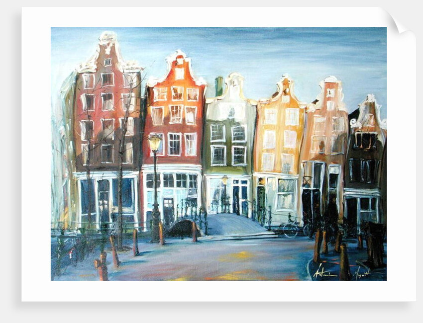 Houses of Amsterdam, 1999 by Antonia Myatt