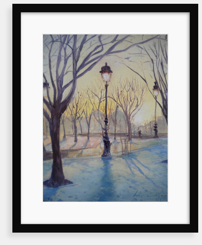 Reflections of lamp post Dome Church, 2010 by Antonia Myatt