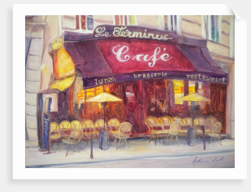 Cafe le Terminus, 2010 by Antonia Myatt