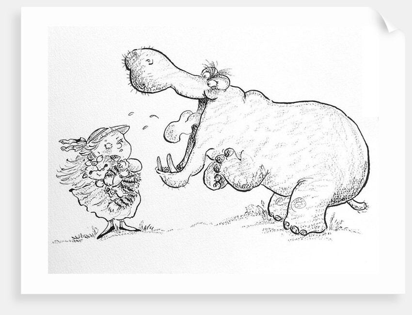 I'm Not Scared of You, Mr Hippo by Maylee Christie