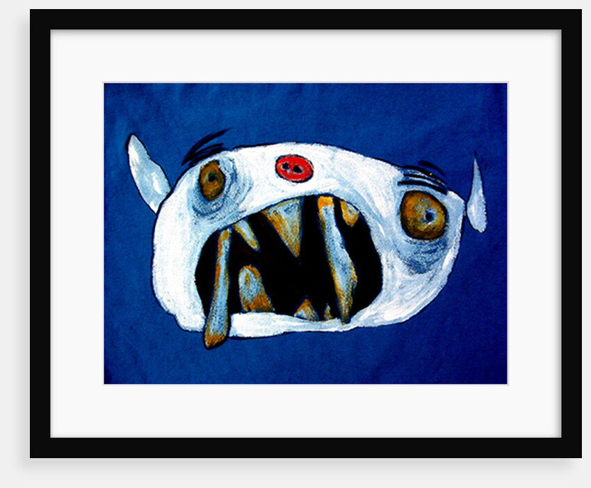 Monster with long teeth by Maylee Christie