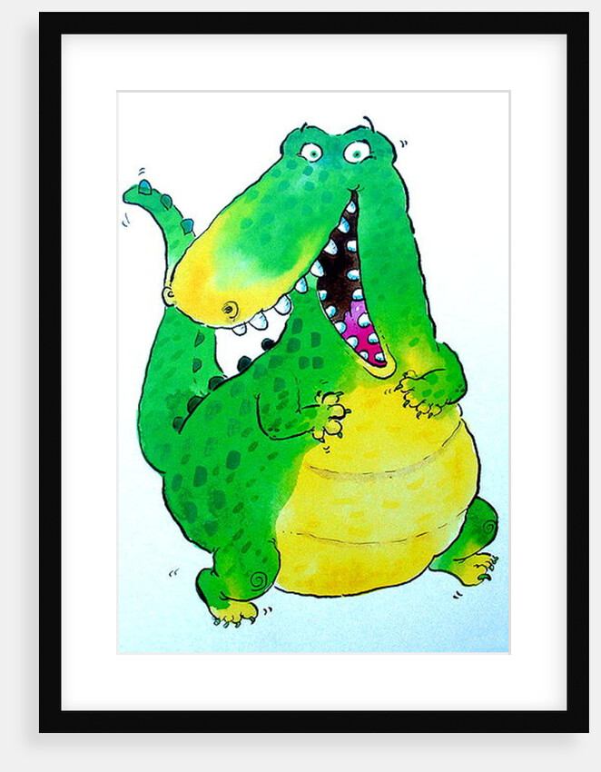Happy Crocodile by Maylee Christie