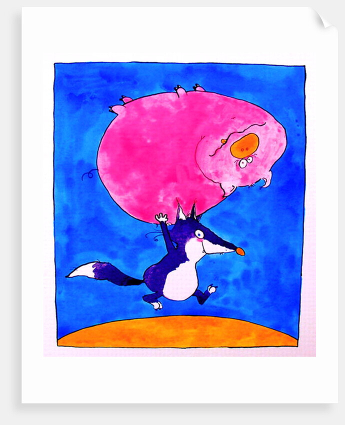 Wolf and Pig by Maylee Christie