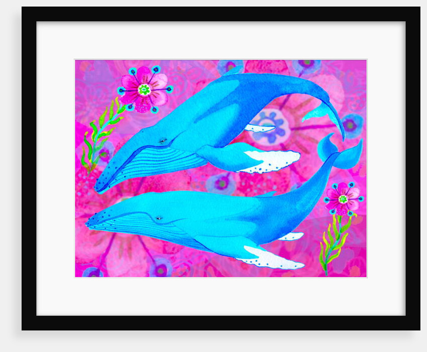 Whales in Love, 2017 by Maylee Christie