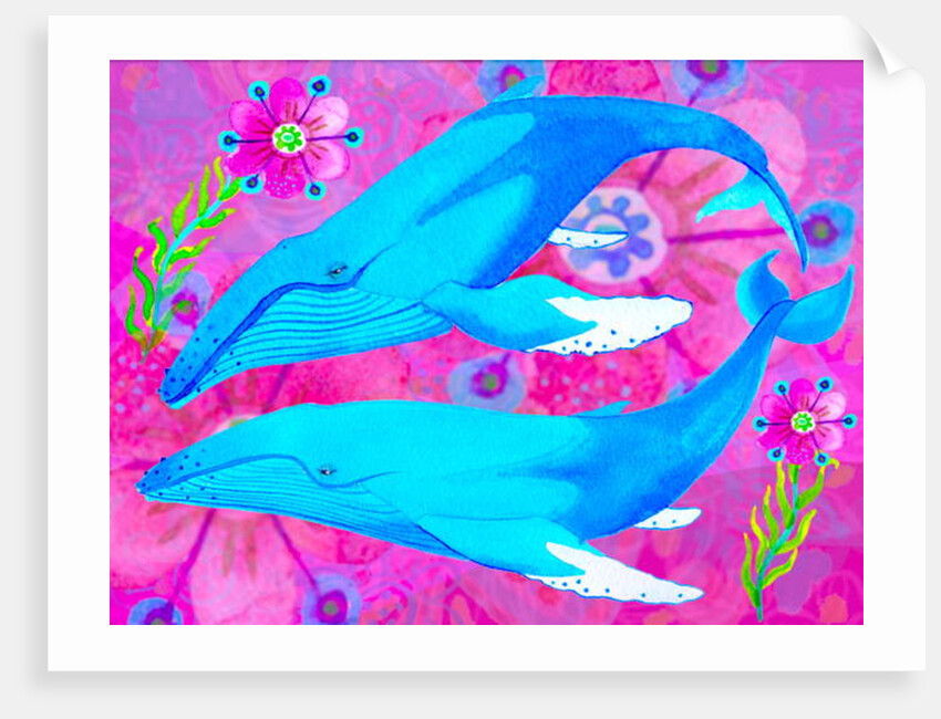 Whales in Love, 2017 by Maylee Christie