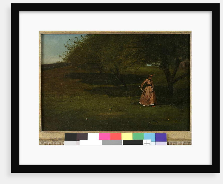 Croquet Player by Winslow Homer