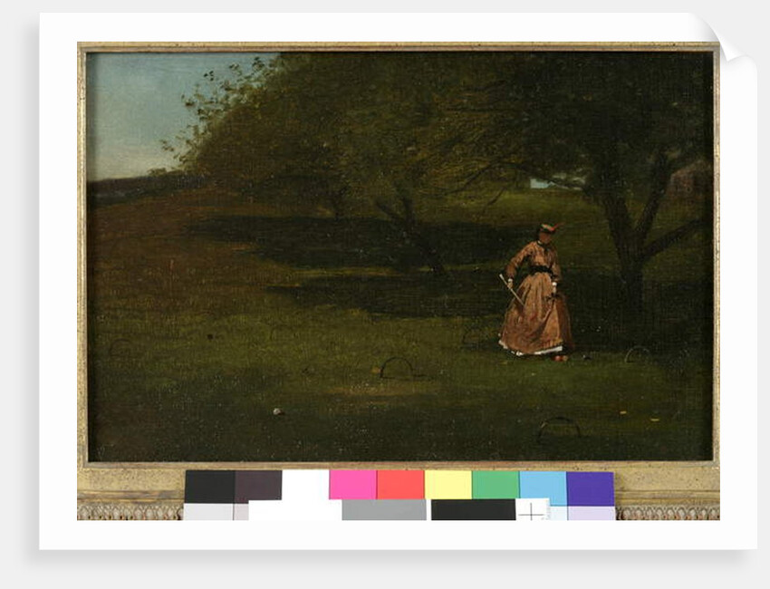 Croquet Player by Winslow Homer