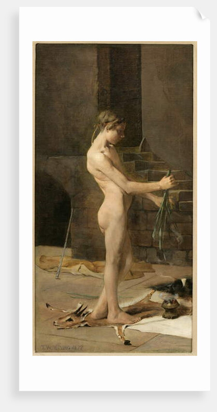 The Sorcerer's Slave, 1877 by Thomas Wilmer Dewing