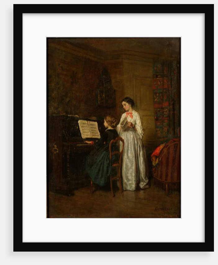 The Music Lesson by Theophile Emmanuel Duverger