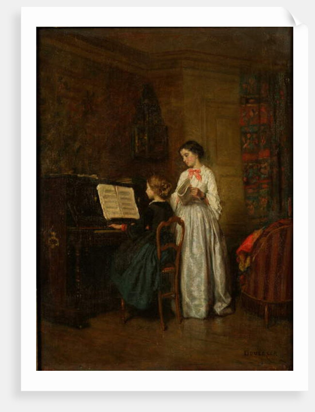 The Music Lesson by Theophile Emmanuel Duverger
