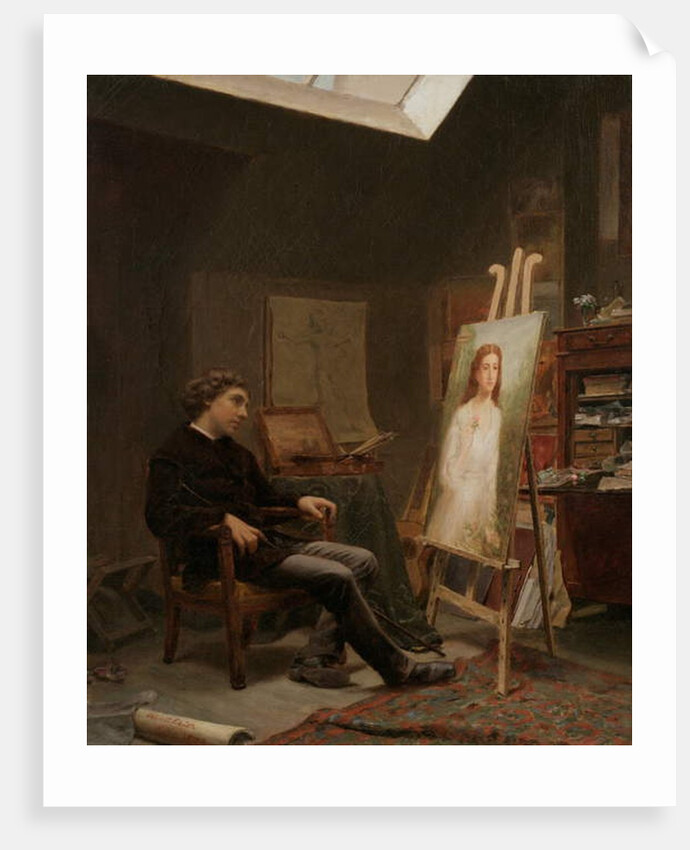 The Artist in His Studio, 1873 by Wyatt Eaton