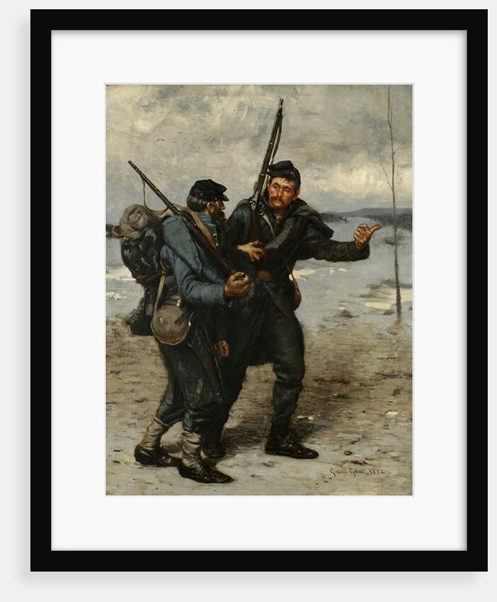 The Stragglers, 1882 by Gilbert Gaul