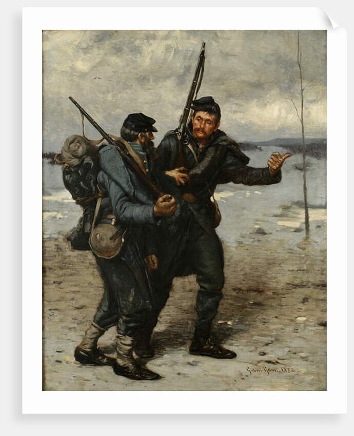 The Stragglers, 1882 by Gilbert Gaul