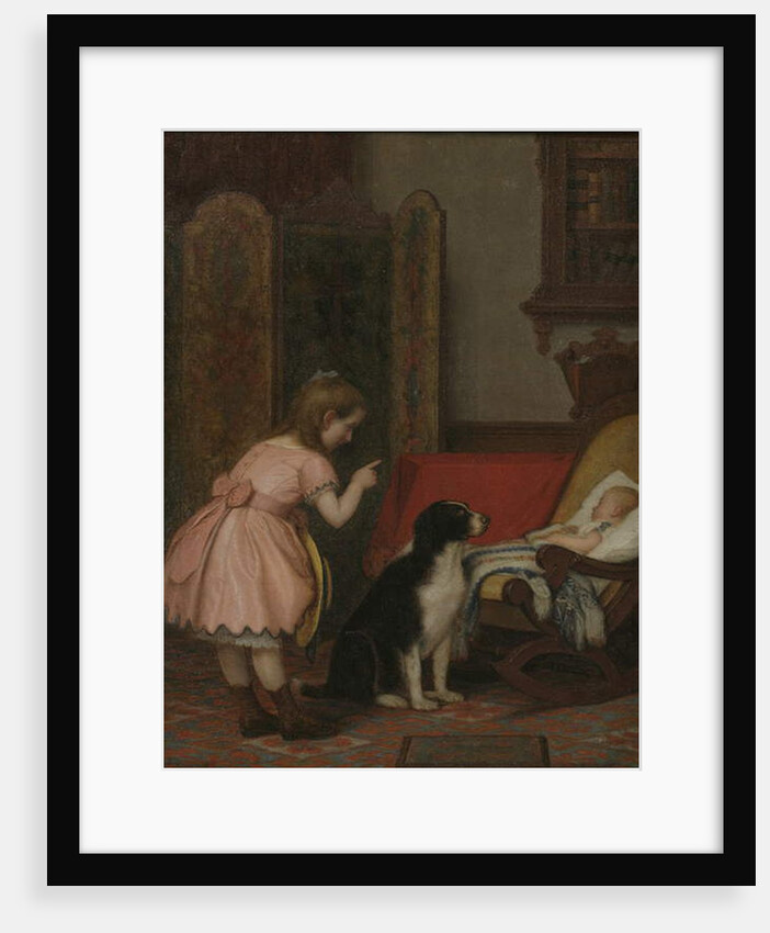 Left in Charge, 1874 by Lemuel Everett Wilmarth