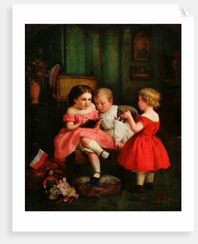 Drawing the Elephant, 1859 by George Cochran Lambdin