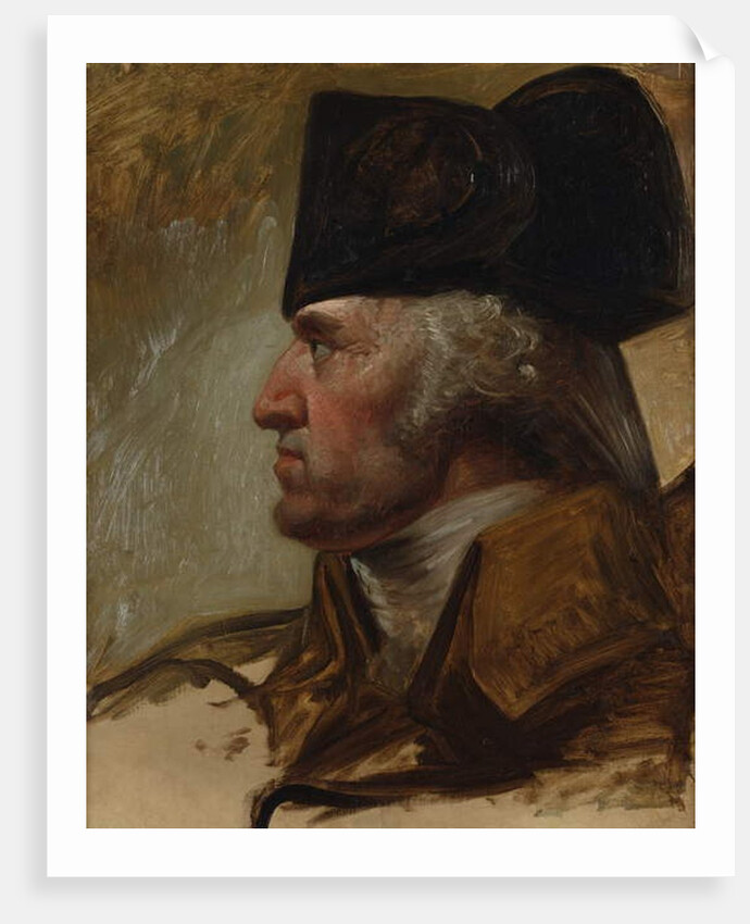 George Washington, Study for Washington Crossing the Delaware, c.1850 by Emanuel Gottlieb Leutze
