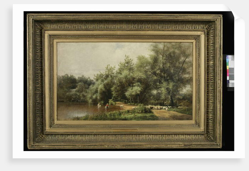 Sheep Washing on Long Island, 1874 by Charles Henry Miller