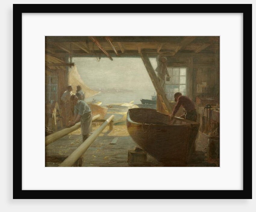The Boat Builders by Edward Henry Potthast