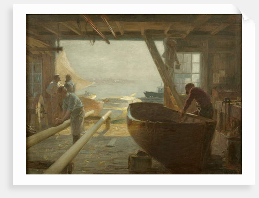 The Boat Builders by Edward Henry Potthast