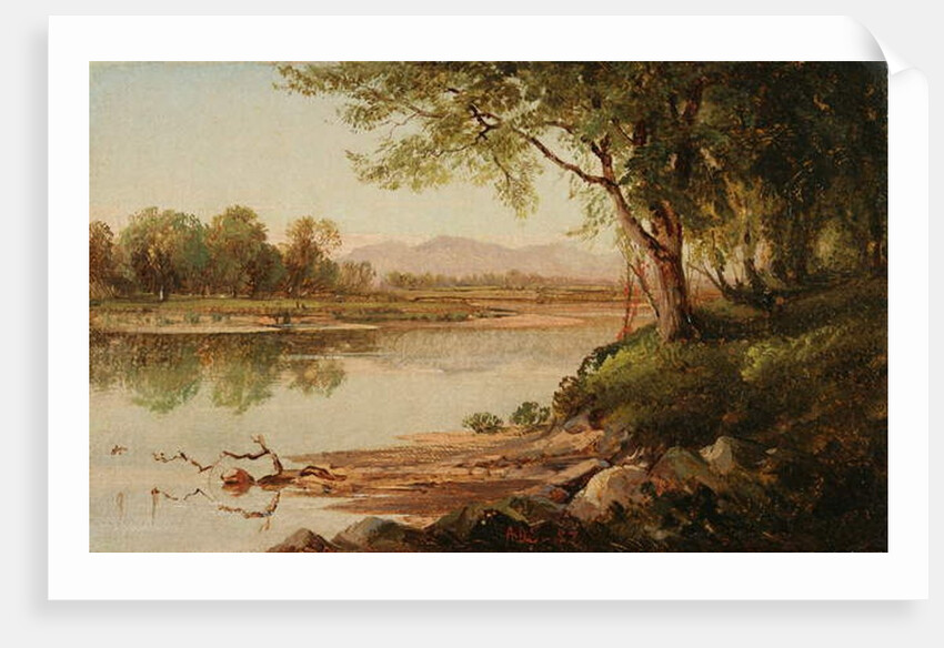 Along the Saco, 1857 by Aaron Draper Shattuck