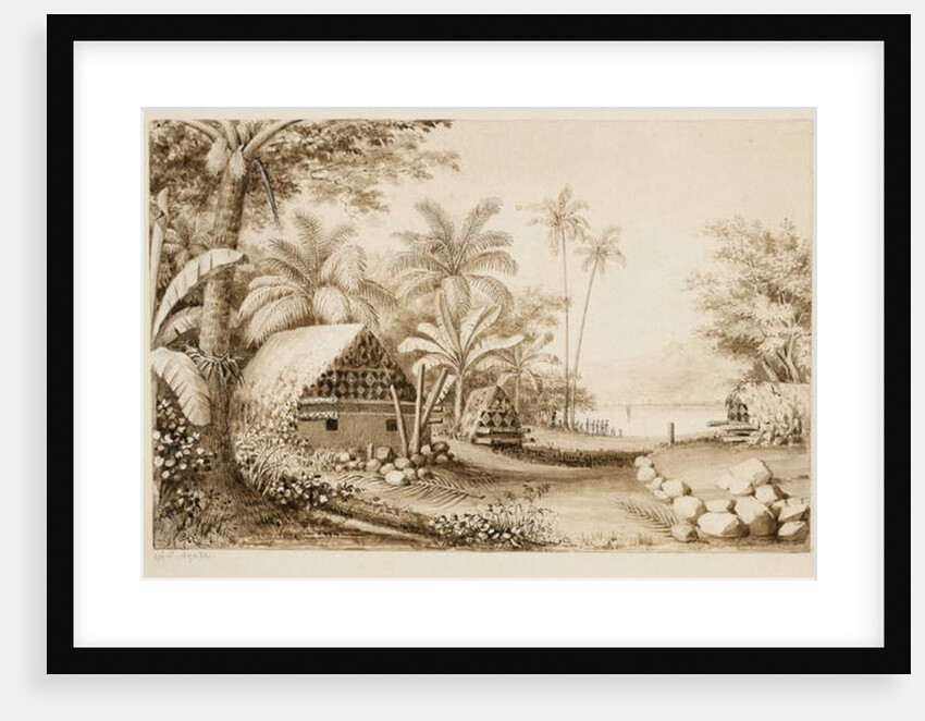 Tombs at Muthuata Island, Fiji by Alfred Thomas Agate