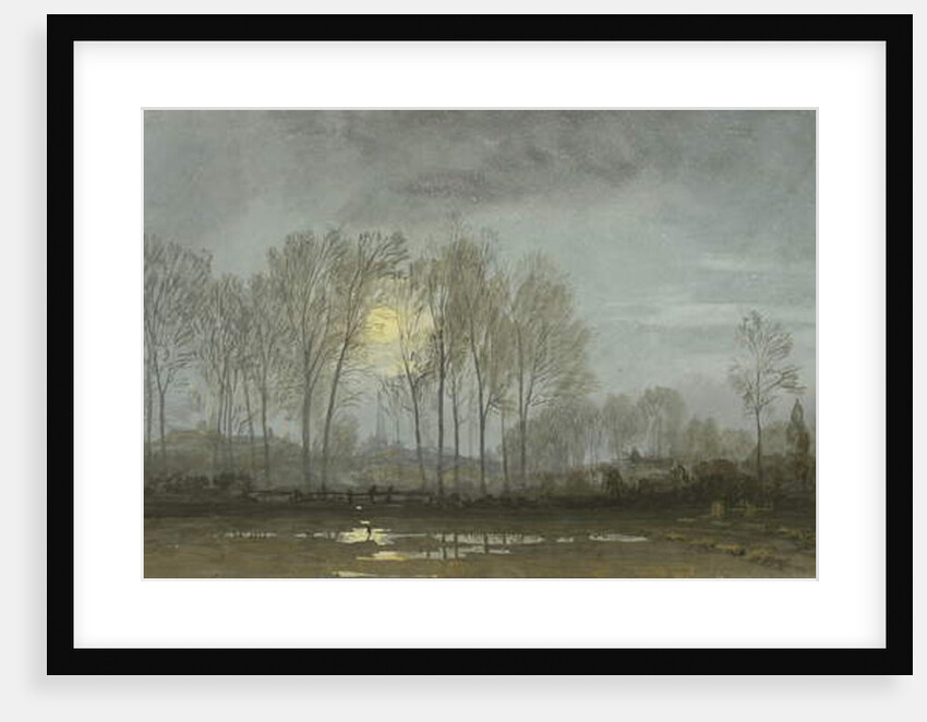 Moonlit Landscape, 1862 by William Trost Richards
