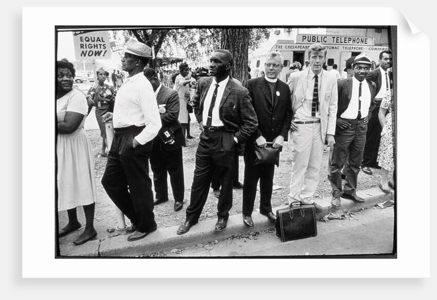 The March on Washington: Lining Up, 28th August 1963 by Nat Herz